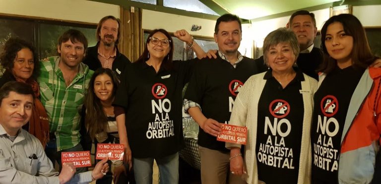 Comité de Defensa Santiago Sur reafirmó oposición a Autopista Orbital Sur