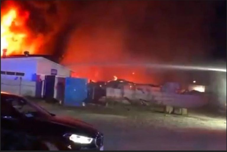 Actividades físicas suspendidas tras incendio en empresa de lácteos en Calera de Tango