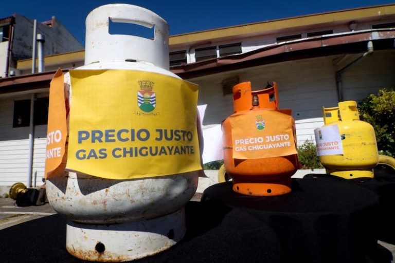 El gas popular se filtró a San Bernardo