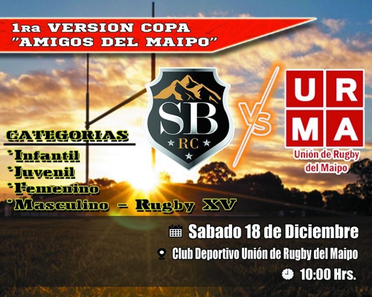 Rugby de la Provincia del Maipo se une en torno a la “Copa Amigos del Maipo”