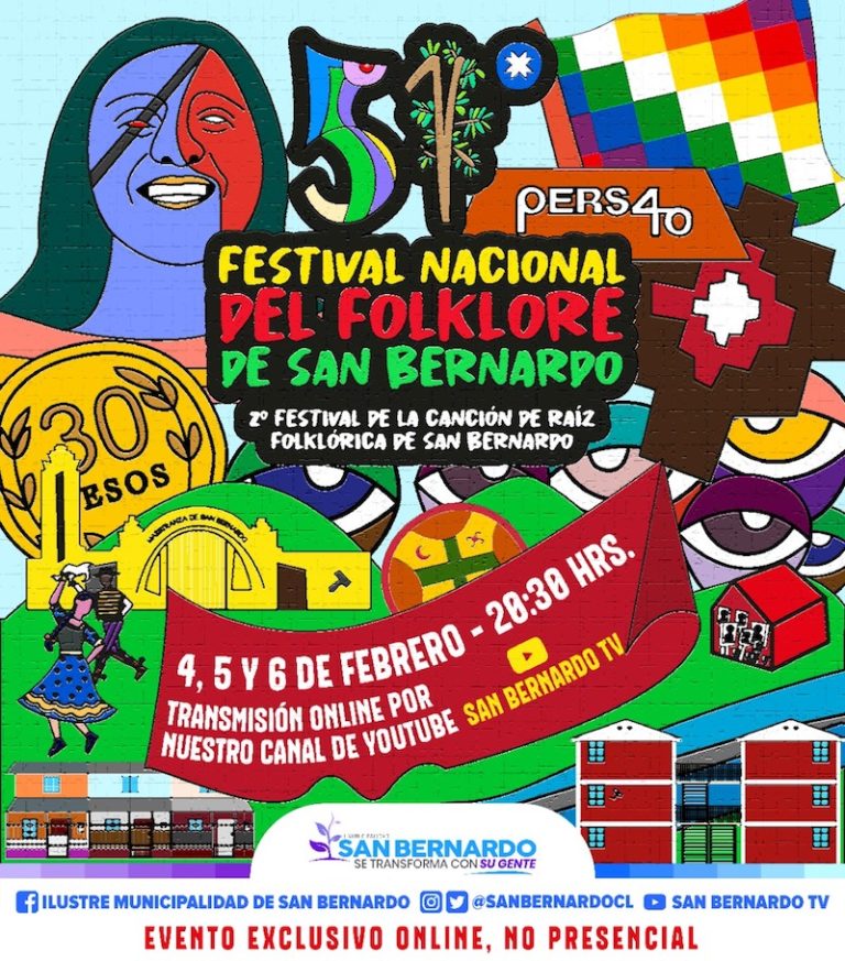 51º Festival del Folclore de San Bernardo tendrá homenaje al “Pato” Manns