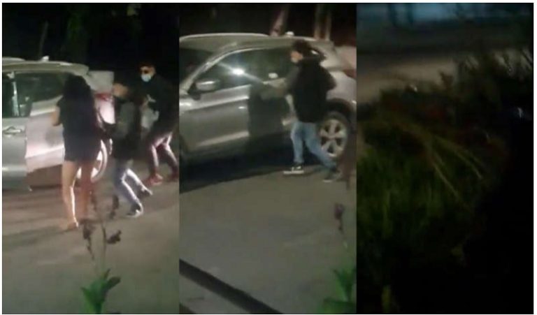 Con rifle en mano vecino evita portonazo a mujer en Nos