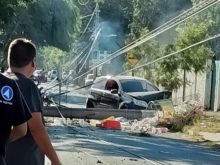 San Bernardo, puntero absoluto en choques a postes de la luz