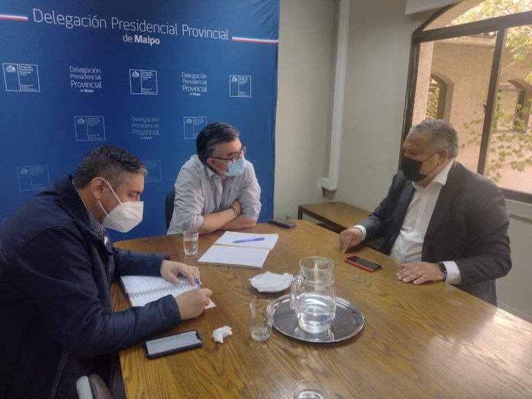 CGE aborda temas de continuidad de servicio eléctrico con Delegado Presidencial de la Provincia de Maipo