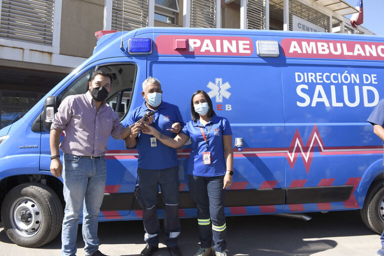 Paine presentó nueva ambulancia comprada con recursos ciento por ciento municipales