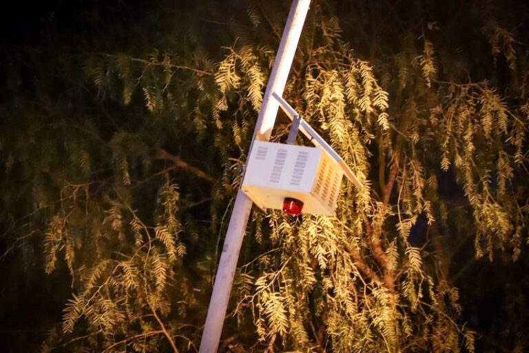 “Los Suspiros” saca pecho con alarmas de seguridad con energía solar