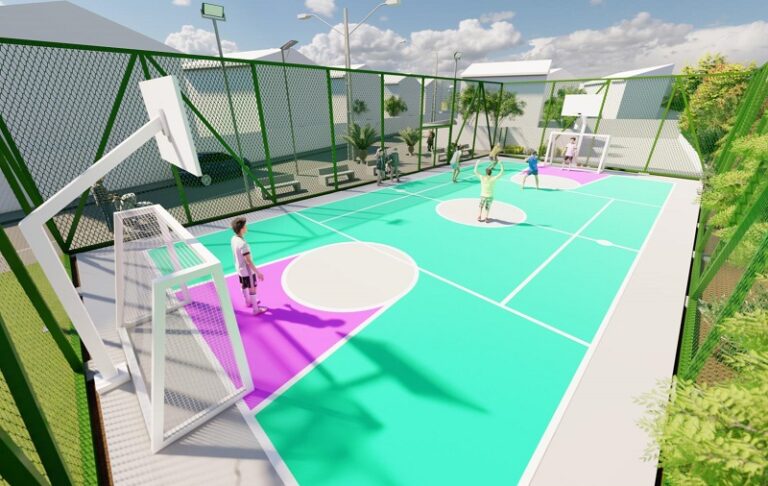 Millonaria inversión para multicancha en «El Carmen»