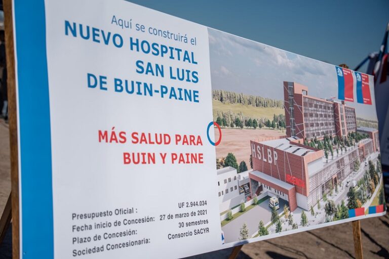 Aprobados los US$144 millones para construir futuro Hospital «San Luis» de Buin-Paine