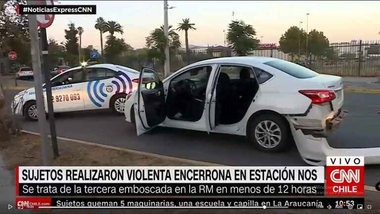 Violenta encerrona a mujer y dos menores frente a Estación Nos