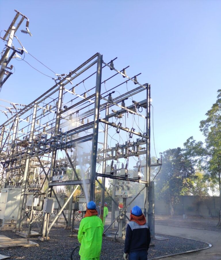 CGE Tramisión realiza faenas de mantenimiento en subestaciones ubicadas en las comunas de Buin y Paine