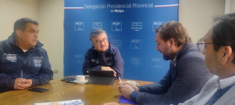 CGE se reúne con Delegado Presidencial en el marco de plan de relacionamiento con autoridades en la Provincia de Maipo