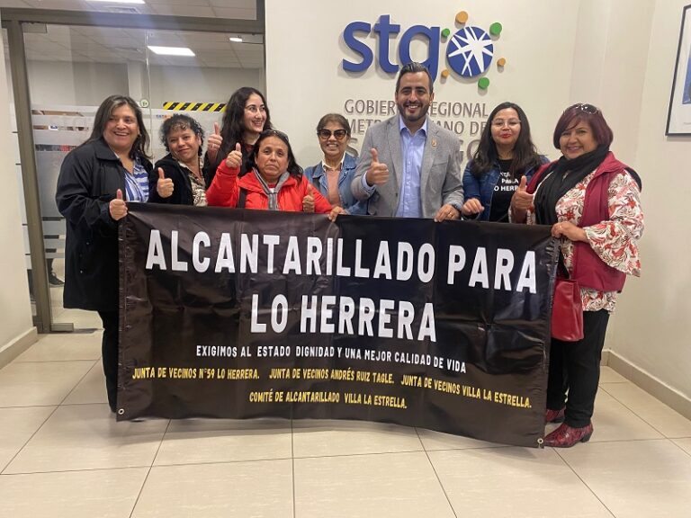 Proyecto del alcantarillado de Lo Herrera ya está en manos del Gobierno Regional