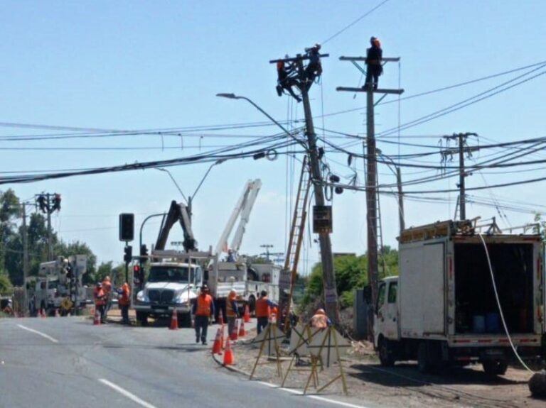 CGE reporta casi 100 kilómetros de cables robados de sus instalaciones