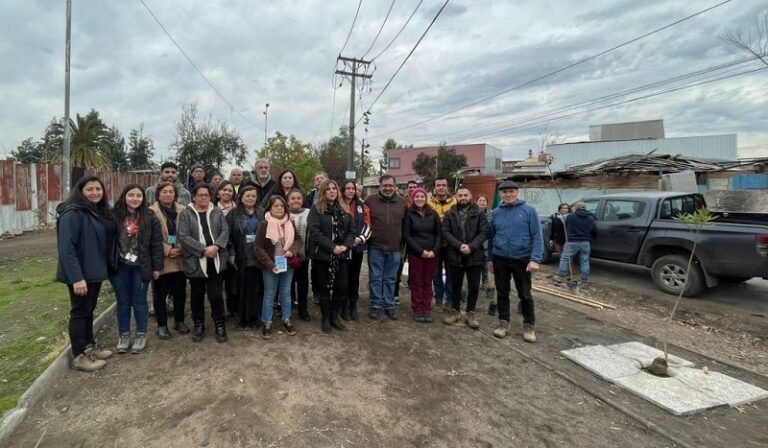 Dirección de Medio Ambiente interviene microbasural y lo recupera para vecinos plantando árboles