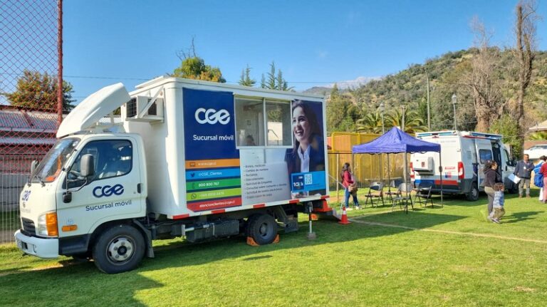 CGE informa atención de su oficina móvil en Buin y Paine