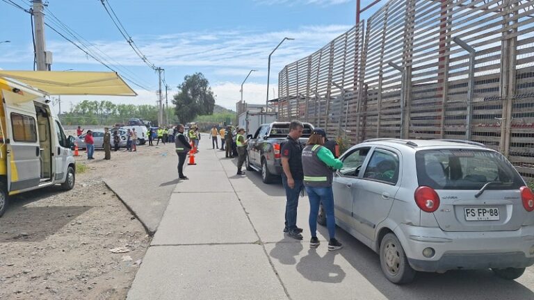 Exitosa fiscalización vehicular en Camino Internacional, en San Bernardo: se realizaron 246 controles