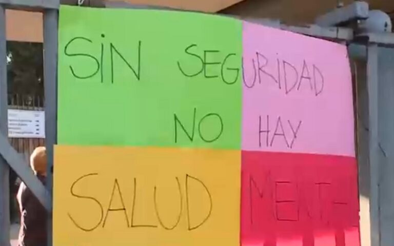 Cansados de la delincuencia, trabajadores del hospital El Pino realizan manifestación