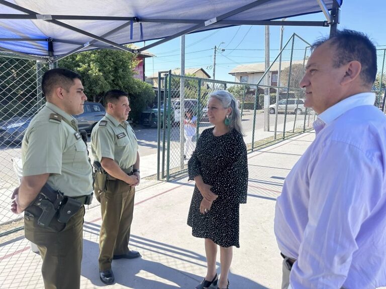 Calera de Tango: se inaugura proyecto de seguridad en sector Cántaros de Tanguito y personal municipal se capacita con el OS14 de Carabineros