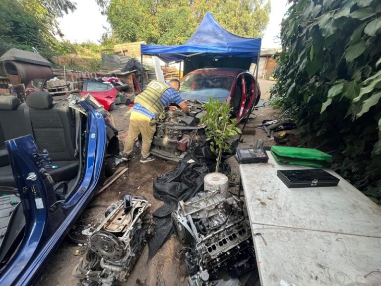 Carabineros detecta desarmaduría clandestina en La Estancilla de Nos