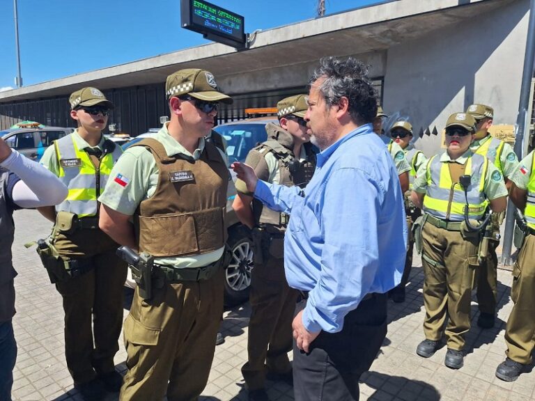 12 detenidos en fiscalización de Carabineros y Delegación Presidencial Provincial de Maipo en Metro El Pino