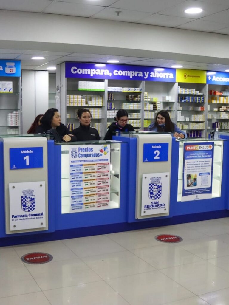 Farmacia Comunal de San Bernardo reabre sus puertas con precios más justos